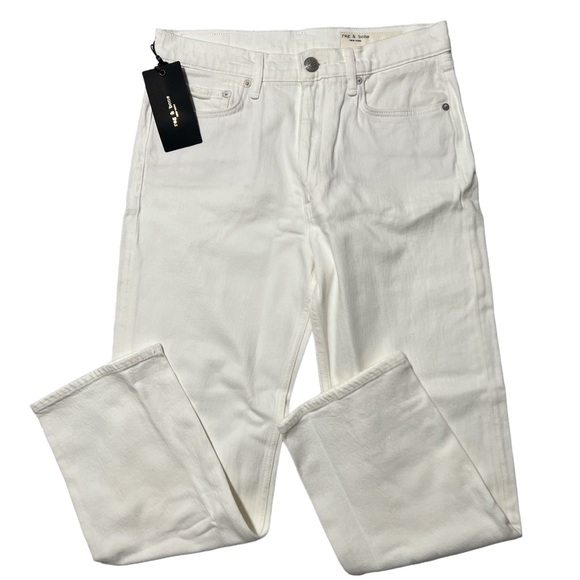 Rag & Bone Harlow Straight - Optic White